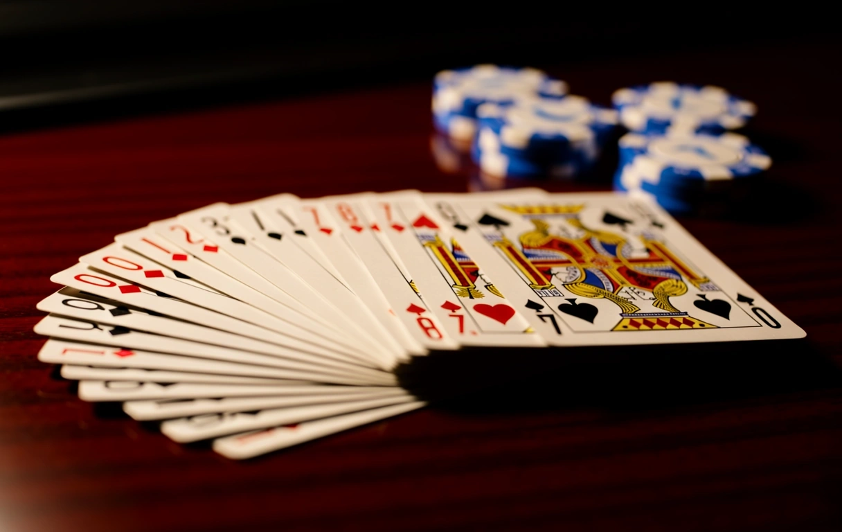 Detalle artístico de cartas